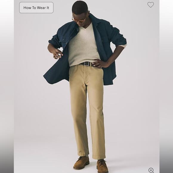 J.Crew Relaxed midweight cashmere V-neck sweater - Picture 1 of 7